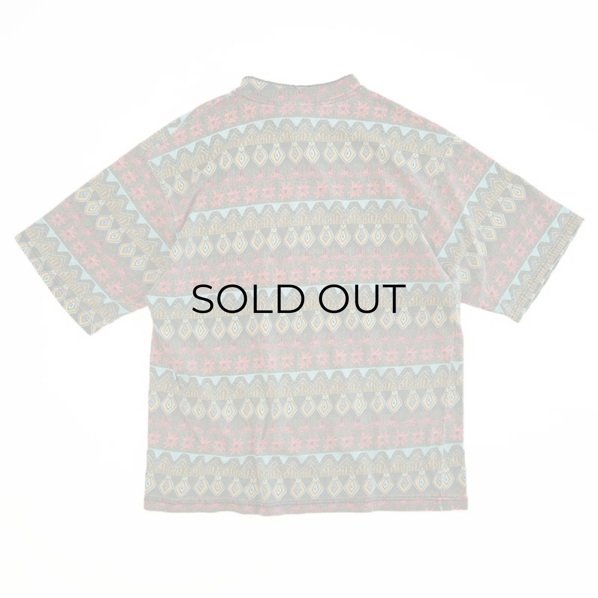 画像2: 80's OFF SHORE ALL OVER BORDER PATTERN S/S TEE (2)