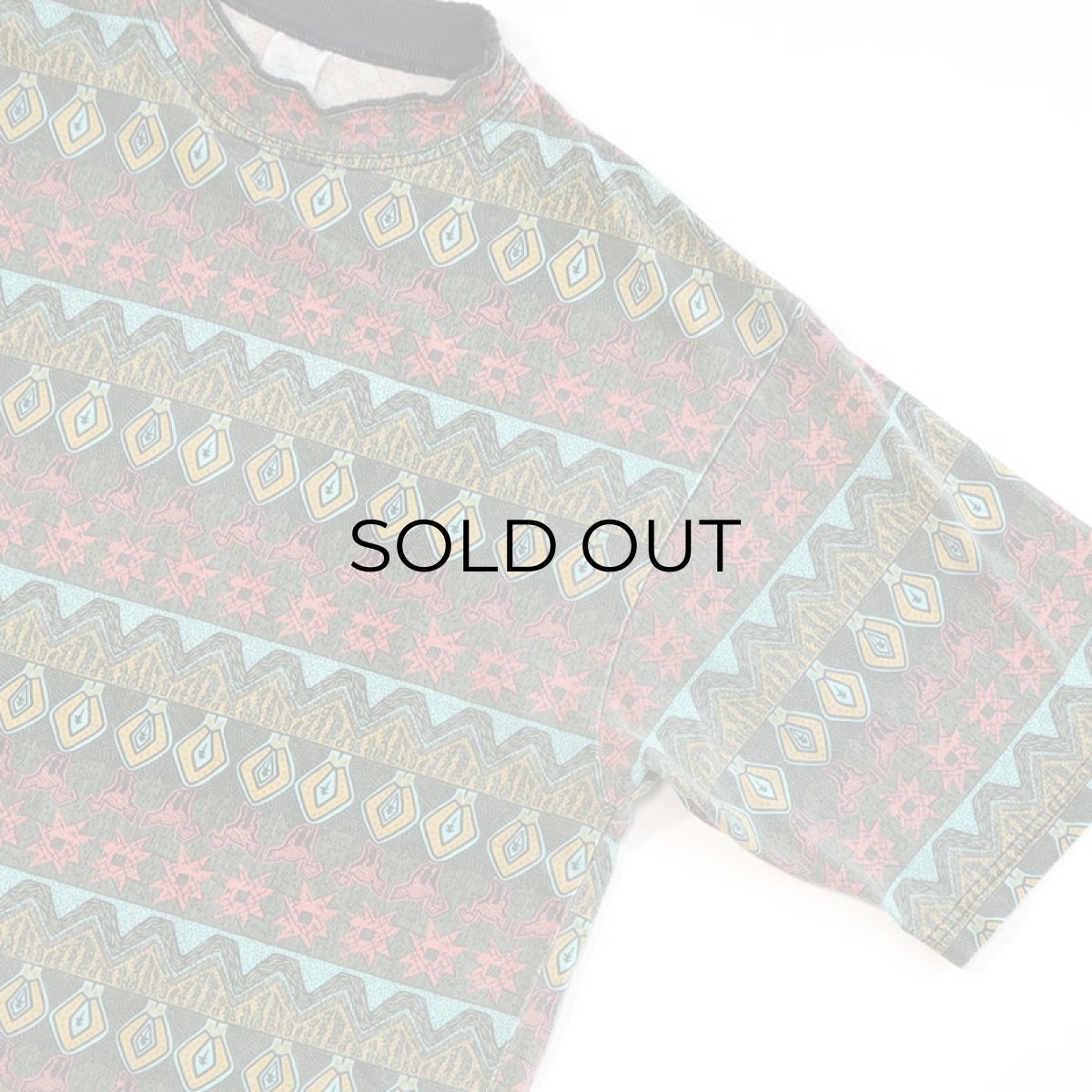 画像3: 80's OFF SHORE ALL OVER BORDER PATTERN S/S TEE (3)