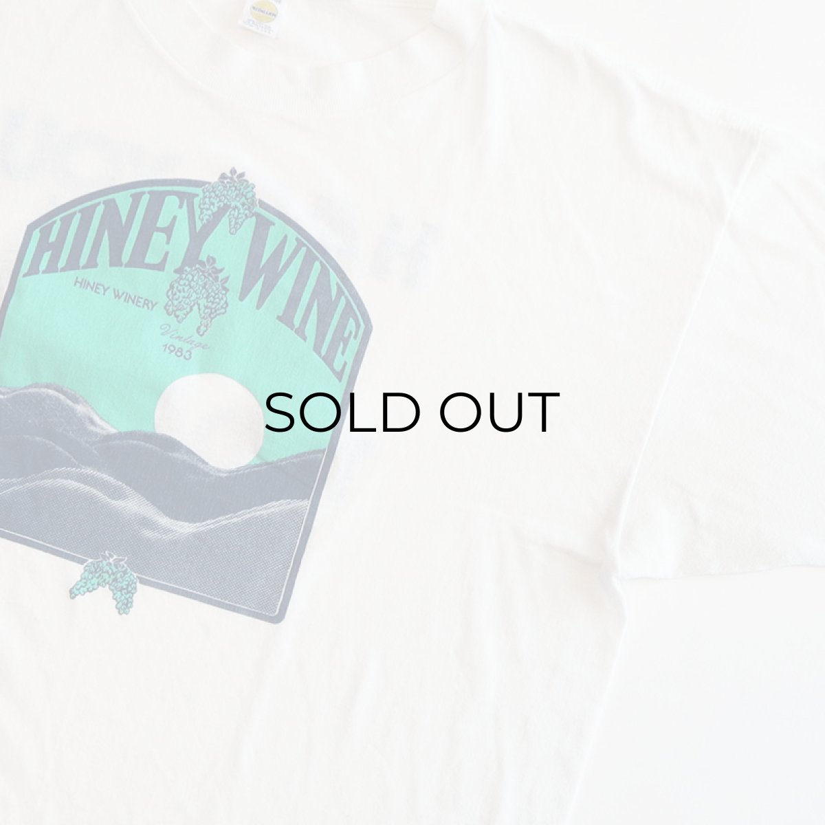 画像3: 80's MEDALLION W-PRINT S/S TEE "HINEY WINE" (3)