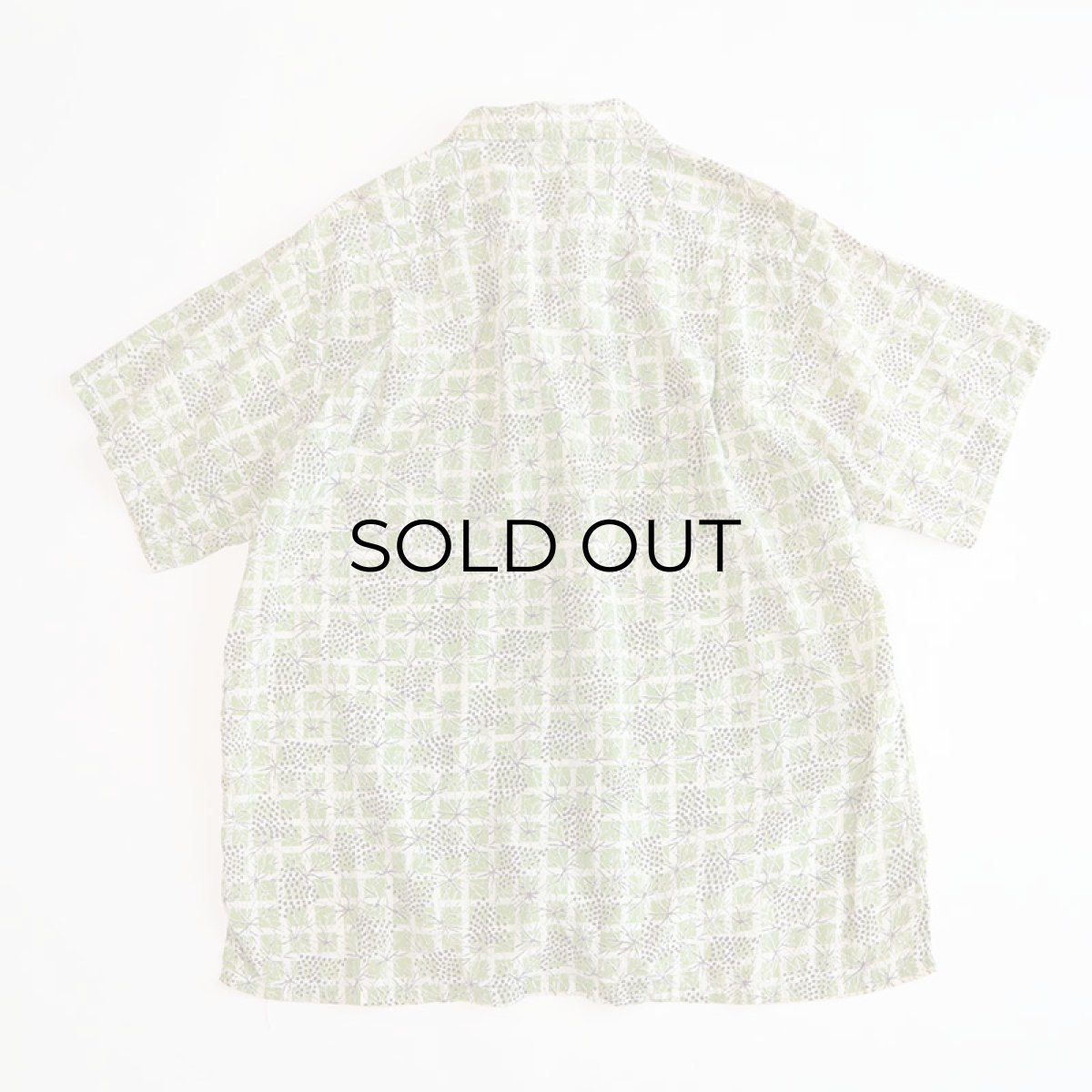 画像2: 50's Luigi FOR B.V.D. COTTON ACETATE ALL OVER PATTERN ITALIAN COLLAR S/S SHIRT (2)