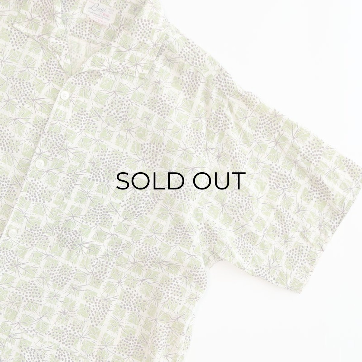 画像3: 50's Luigi FOR B.V.D. COTTON ACETATE ALL OVER PATTERN ITALIAN COLLAR S/S SHIRT (3)