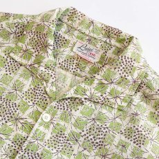 画像4: 50's Luigi FOR B.V.D. COTTON ACETATE ALL OVER PATTERN ITALIAN COLLAR S/S SHIRT (4)