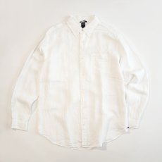 画像1: 90's GAP WHITE LINEN SHIRT (1)