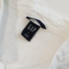 画像6: 90's GAP WHITE LINEN SHIRT (6)