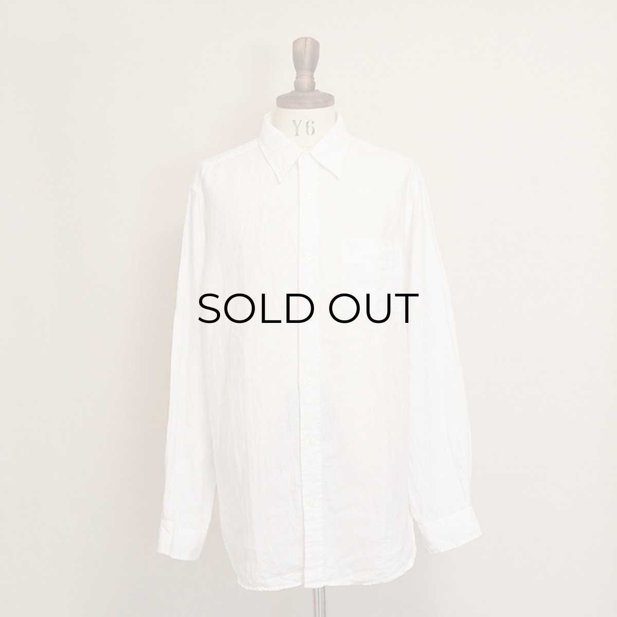 画像7: 90's GAP WHITE LINEN SHIRT (7)