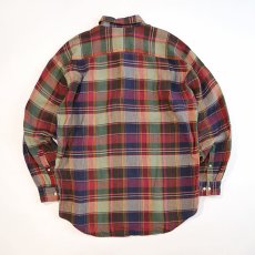 画像2: 〜90's BANANA REPUBLIC IRISH LINEN CHECK B/D SHIRT (2)