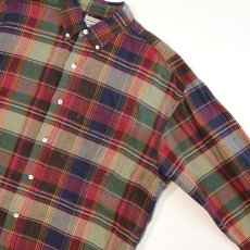 画像3: 〜90's BANANA REPUBLIC IRISH LINEN CHECK B/D SHIRT (3)