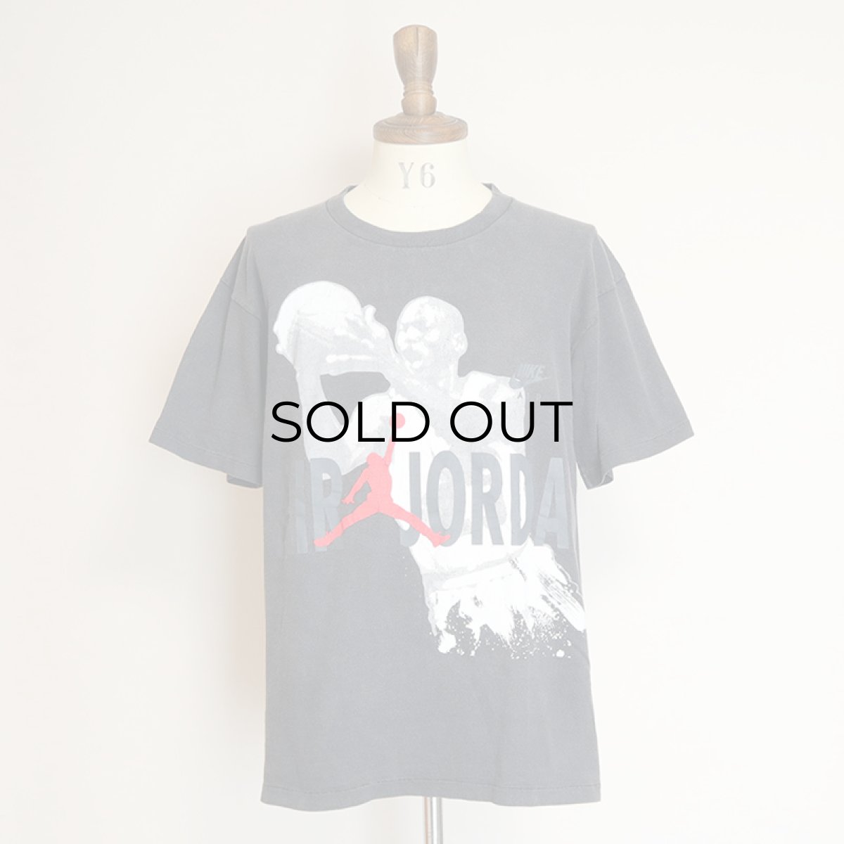 画像7: 90's NIKE COTTON W-PRINT S/S TEE "AIR JORDAN" "HARE JORDAN" (7)