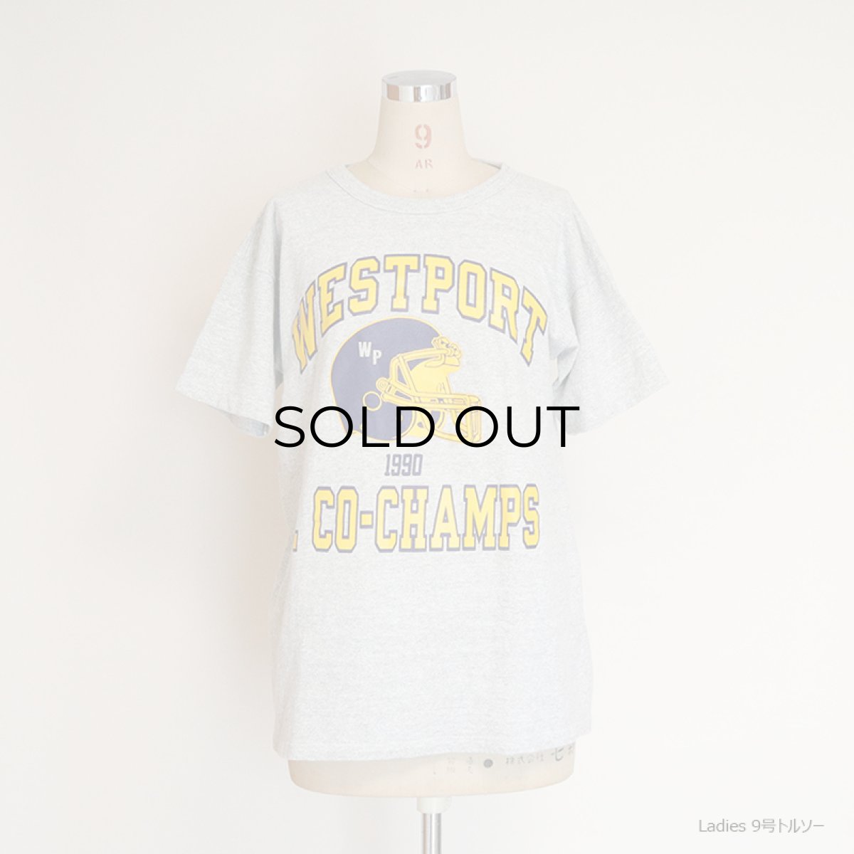 画像10: 90's Champion COTTON RAYON PRINT S/S TEE "WESTPORT IL CO-CHAMPS" (10)