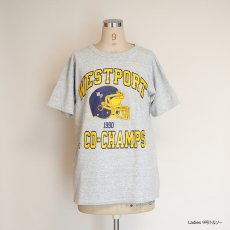 画像10: 90's Champion COTTON RAYON PRINT S/S TEE "WESTPORT IL CO-CHAMPS" (10)