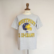 画像9: 90's Champion COTTON RAYON PRINT S/S TEE "WESTPORT IL CO-CHAMPS" (9)