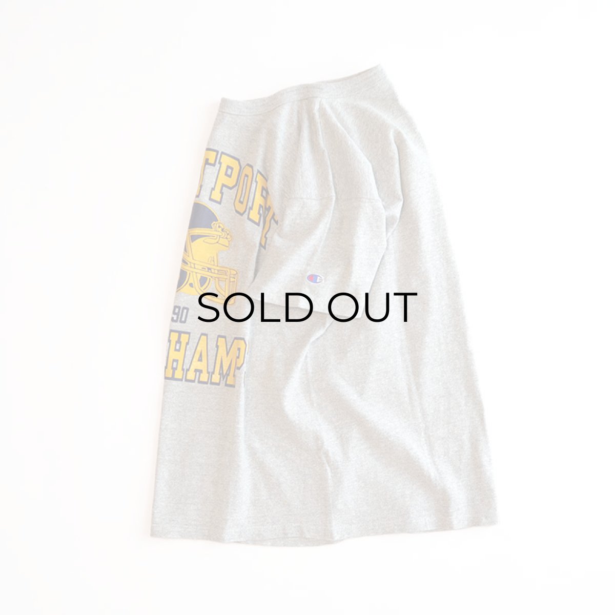 画像2: 90's Champion COTTON RAYON PRINT S/S TEE "WESTPORT IL CO-CHAMPS" (2)