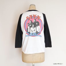 画像12: 80's UNKNOWN BRAND W-PRINT RAGLAN 3/4 SLEEVE ARTIST TEE "STYX" (12)