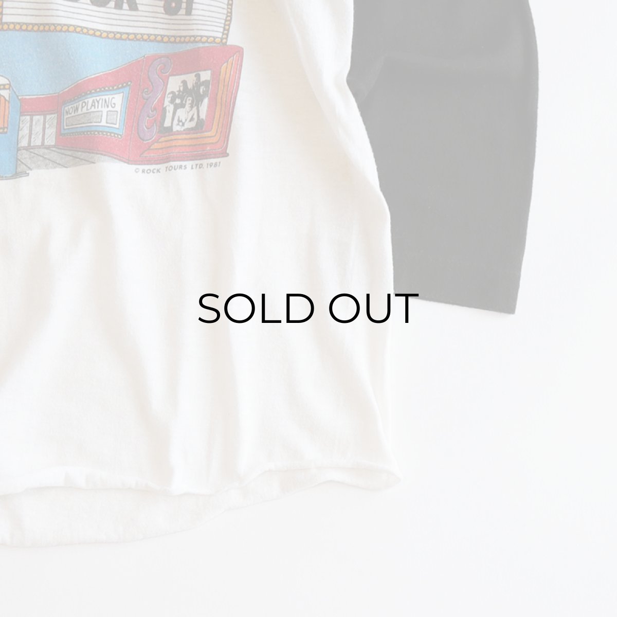 画像5: 80's UNKNOWN BRAND W-PRINT RAGLAN 3/4 SLEEVE ARTIST TEE "STYX" (5)