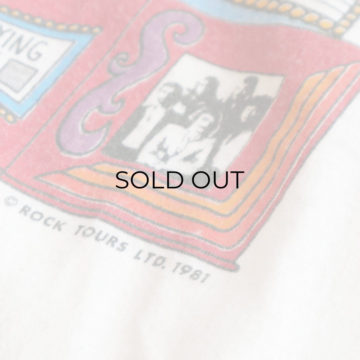 画像6: 80's UNKNOWN BRAND W-PRINT RAGLAN 3/4 SLEEVE ARTIST TEE "STYX" (6)