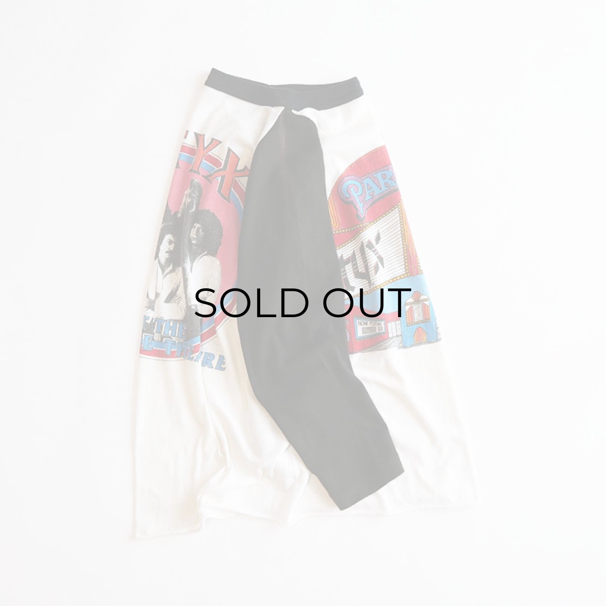 画像2: 80's UNKNOWN BRAND W-PRINT RAGLAN 3/4 SLEEVE ARTIST TEE "STYX" (2)