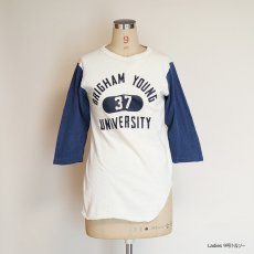 画像13: 70's Champion COTTON PRINT 3/4 SLEEVE BASEBALL UNDER TEE "BRIGHAM YOUNG UNIVERSITY"  (13)