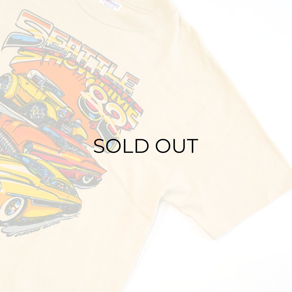 画像3: 80's Hanes COTTON PRINT S/S TEE "SEATTLE SHOWTIME '82" (3)