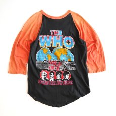 画像3: 70's-80's UNKNOWN BRAND PAKISTAN COTTON W-PRINT RAGLAN 3/4 SLEEVE ARTIST TEE "THE WHO FAREWELL TOUR '82" (3)