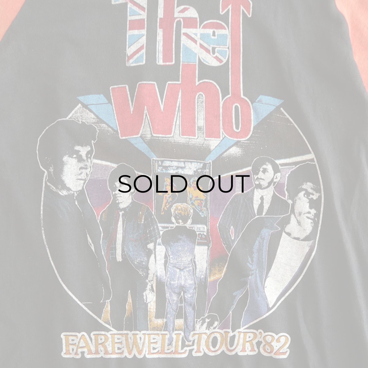 画像6: 70's-80's UNKNOWN BRAND PAKISTAN COTTON W-PRINT RAGLAN 3/4 SLEEVE ARTIST TEE "THE WHO FAREWELL TOUR '82" (6)