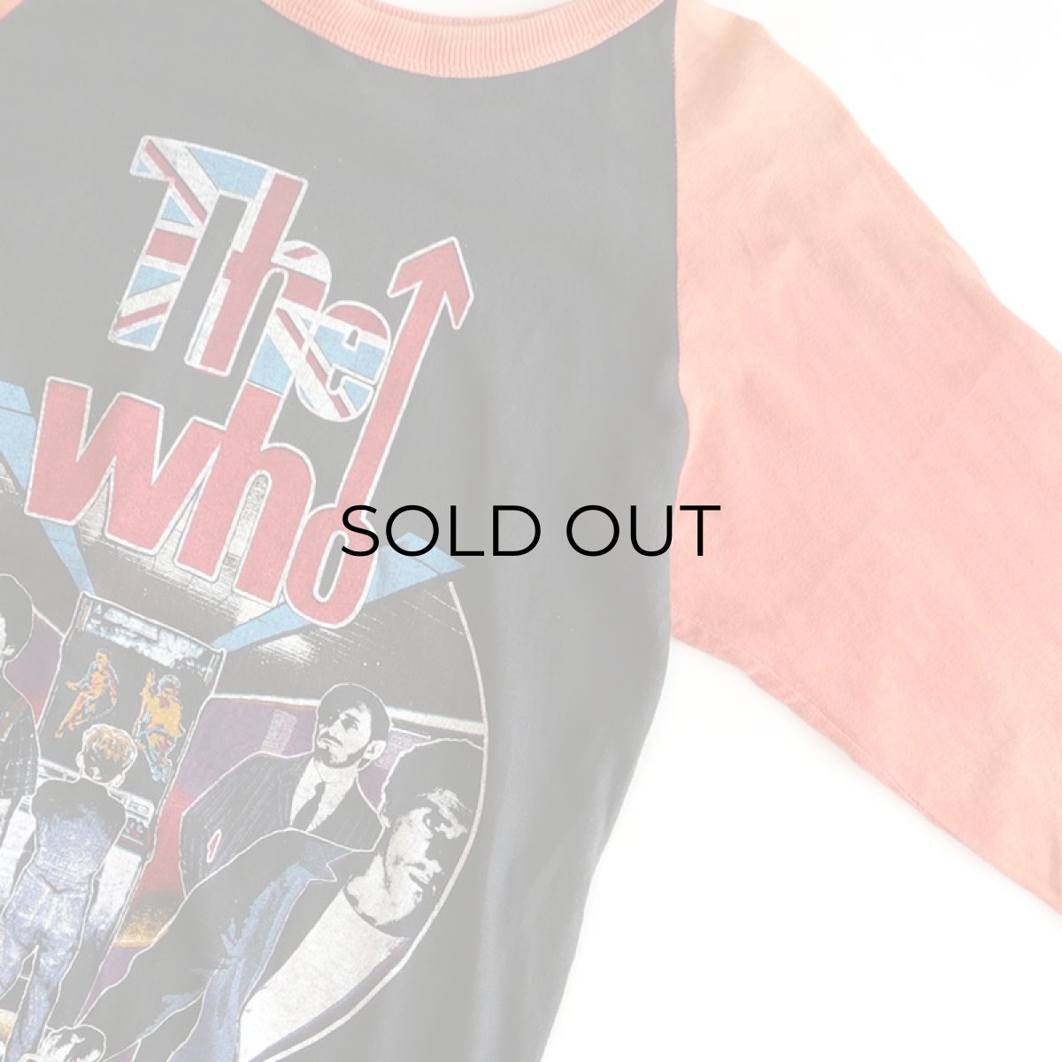 画像5: 70's-80's UNKNOWN BRAND PAKISTAN COTTON W-PRINT RAGLAN 3/4 SLEEVE ARTIST TEE "THE WHO FAREWELL TOUR '82" (5)