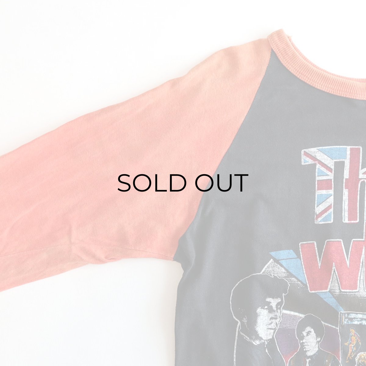 画像4: 70's-80's UNKNOWN BRAND PAKISTAN COTTON W-PRINT RAGLAN 3/4 SLEEVE ARTIST TEE "THE WHO FAREWELL TOUR '82" (4)