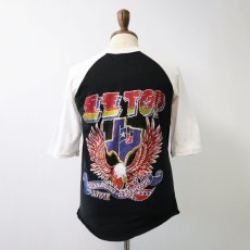 画像12: 70's-80's FANTASY PAKISTAN COTTON W-PRINT RAGLAN 3/4 SLEEVE ARTIST TEE "ZZ TOP" (12)