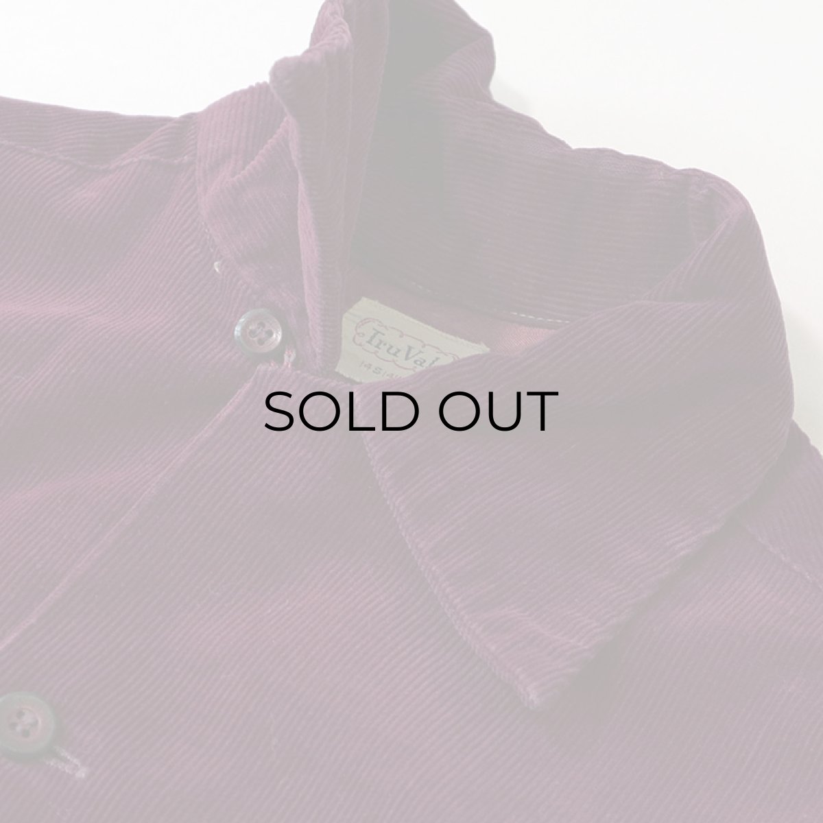 画像5: 50's Tru Val COTTON CORDUROY BOX SHIRT (5)