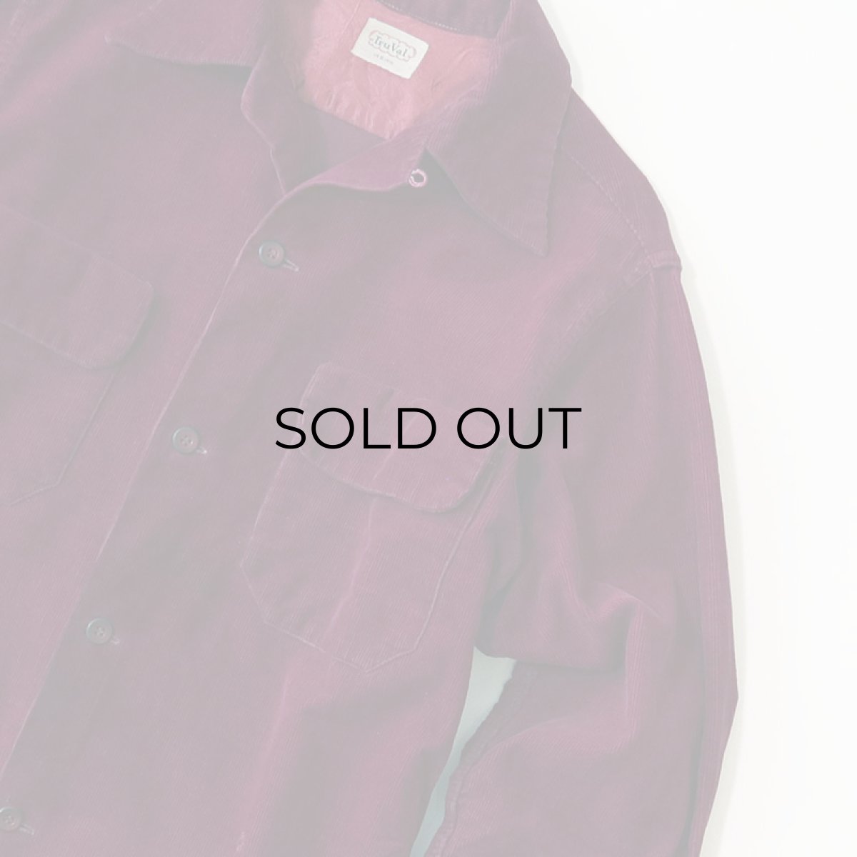 画像3: 50's Tru Val COTTON CORDUROY BOX SHIRT (3)