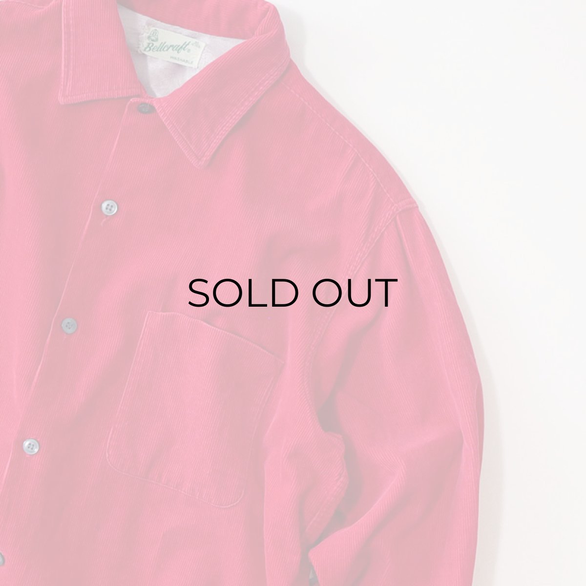 画像2: 〜60's Bellcraft COTTON CORDUROY BOX SHIRT (2)