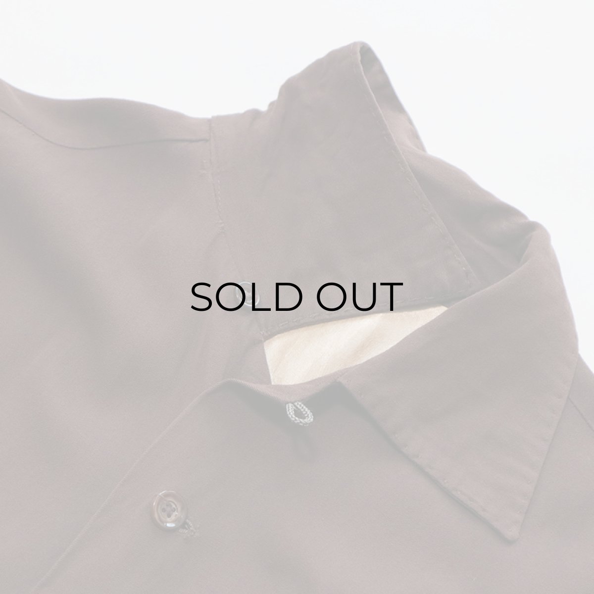 画像4: 50's UNKNOWN BRAND RAYON GABARDINE BOX SHIRT (4)