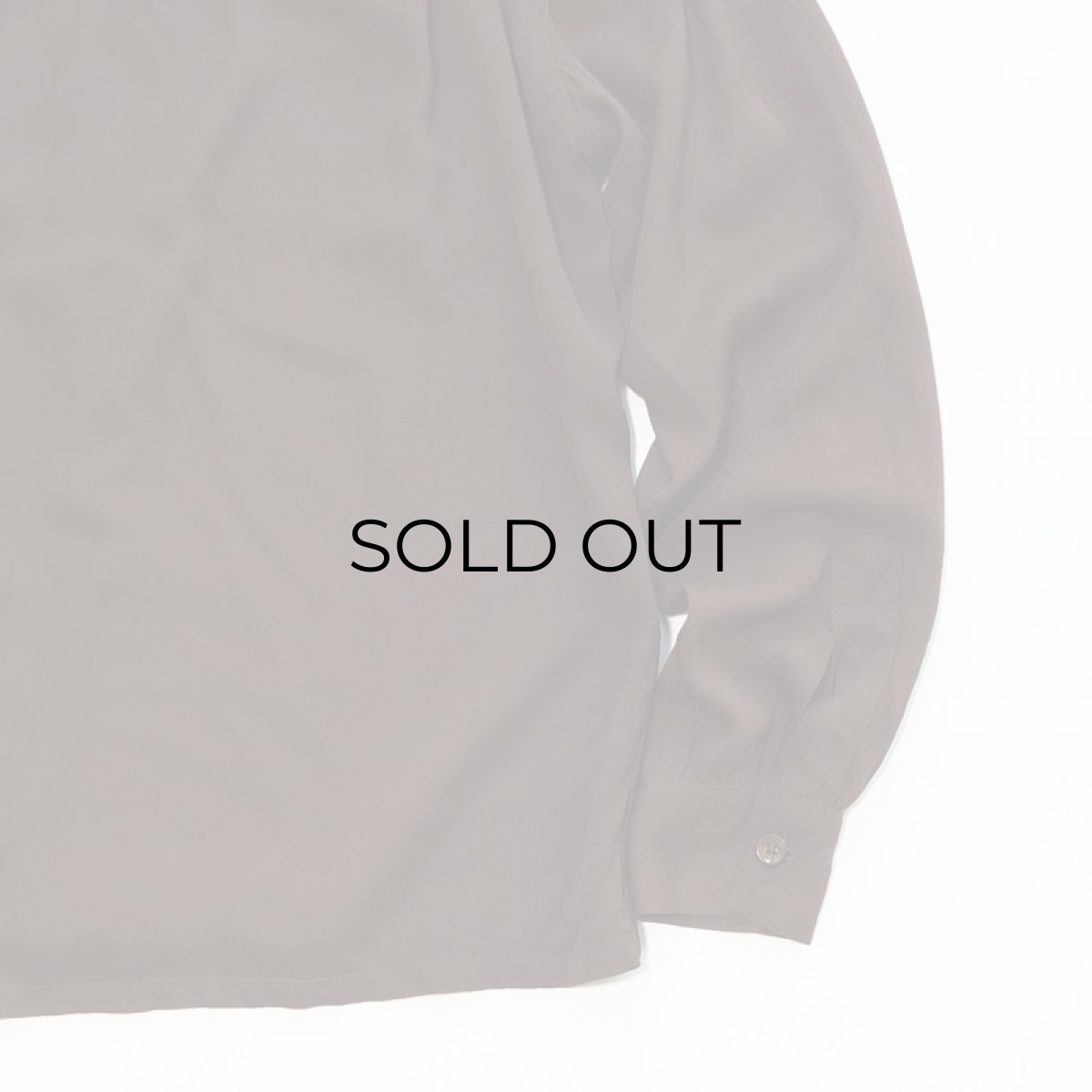 画像5: 50's UNKNOWN BRAND RAYON GABARDINE BOX SHIRT (5)