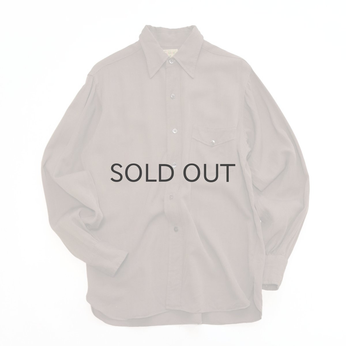 画像1: 40's New Era "OUT O'DOORS" RAYON GABARDINE SHIRT (1)