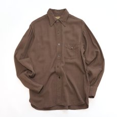 画像1: 40's New Era "OUT O'DOORS" RAYON GABARDINE SHIRT (1)