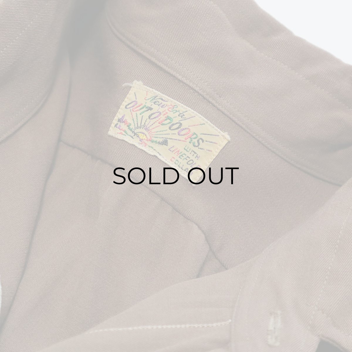 画像7: 40's New Era "OUT O'DOORS" RAYON GABARDINE SHIRT (7)