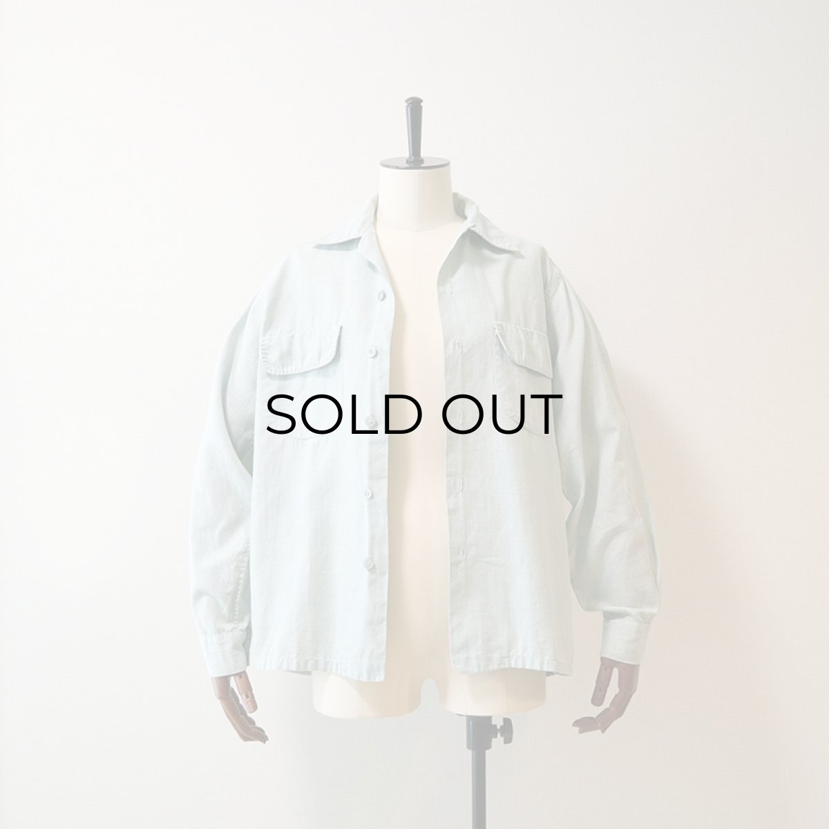 画像9: 50's Bel-Air "DAN RIVER FABLIC" COTTON BOX SHIRT (9)