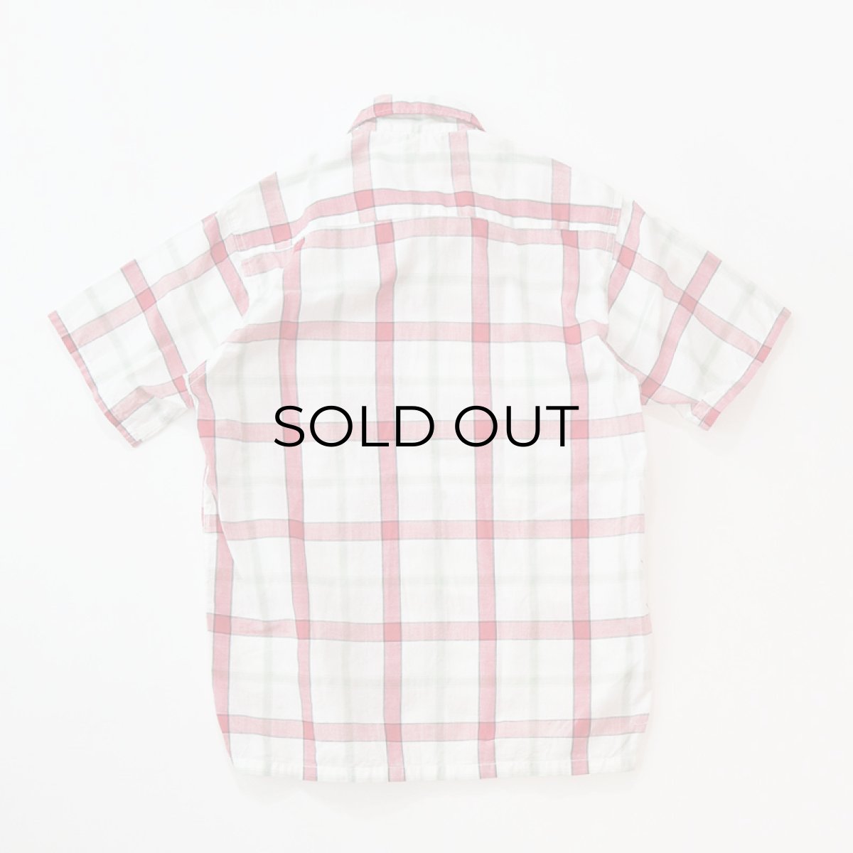 画像3: 60's J.C. PENNEY COTTON CHECK S/S BOX SHIRT (3)