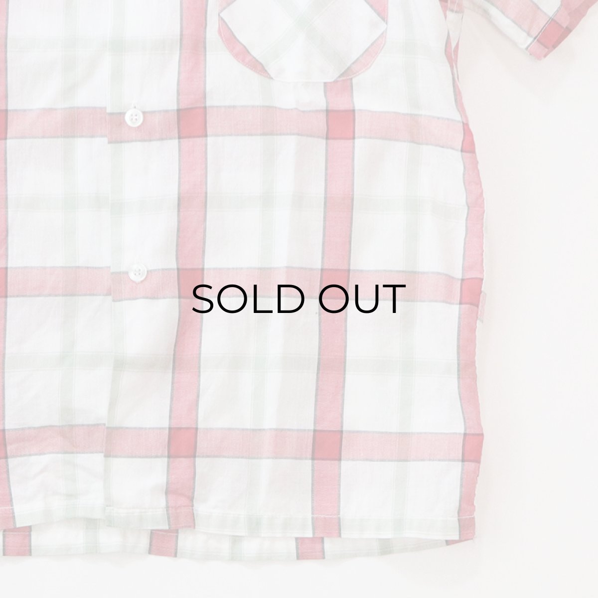 画像5: 60's J.C. PENNEY COTTON CHECK S/S BOX SHIRT (5)