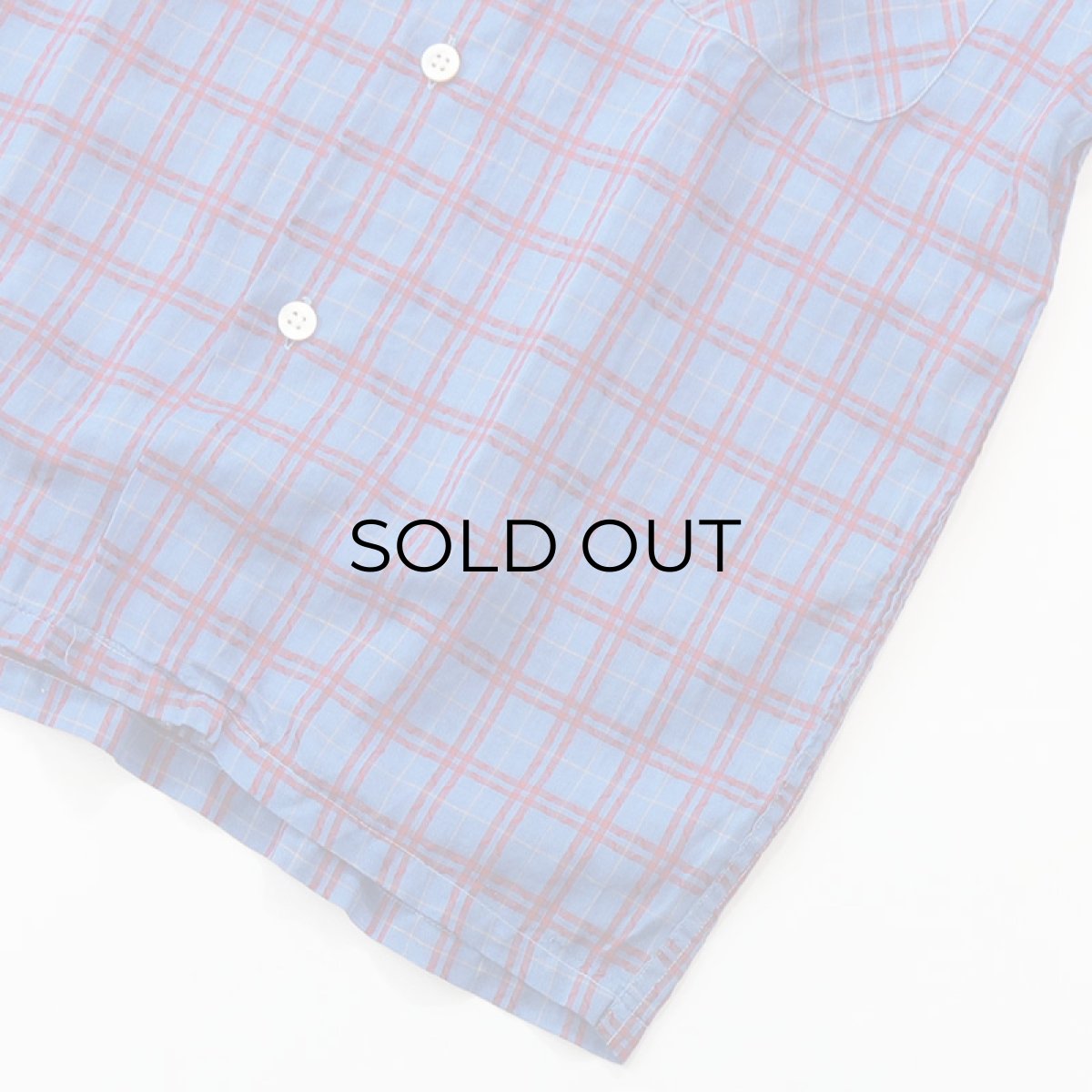 画像5: 50's TERRACE CLUB COTTON CHECK S/S BOX SHIRT (5)