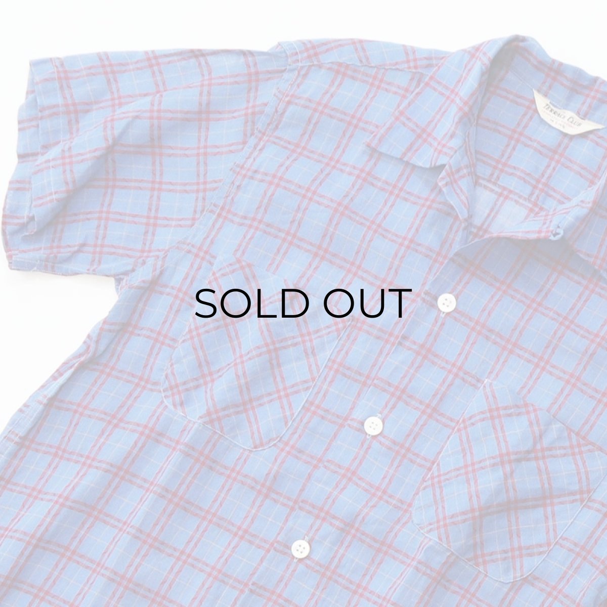 画像4: 50's TERRACE CLUB COTTON CHECK S/S BOX SHIRT (4)