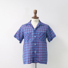 画像9: 50's TERRACE CLUB COTTON CHECK S/S BOX SHIRT (9)