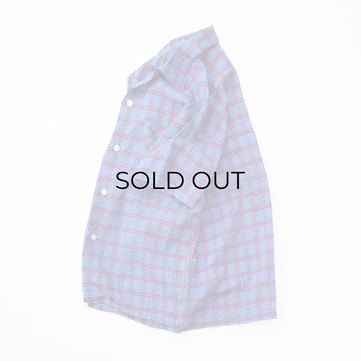 画像2: 50's TERRACE CLUB COTTON CHECK S/S BOX SHIRT (2)