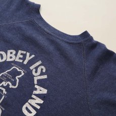 画像8: 70's UNKNOWN BRAND PRINT CREW NECK SWEAT "WHIDBAY ISLAND" (8)