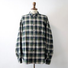 画像1: 〜00's GAP COTTON CHECK FLANNEL B/D SHIRT (1)