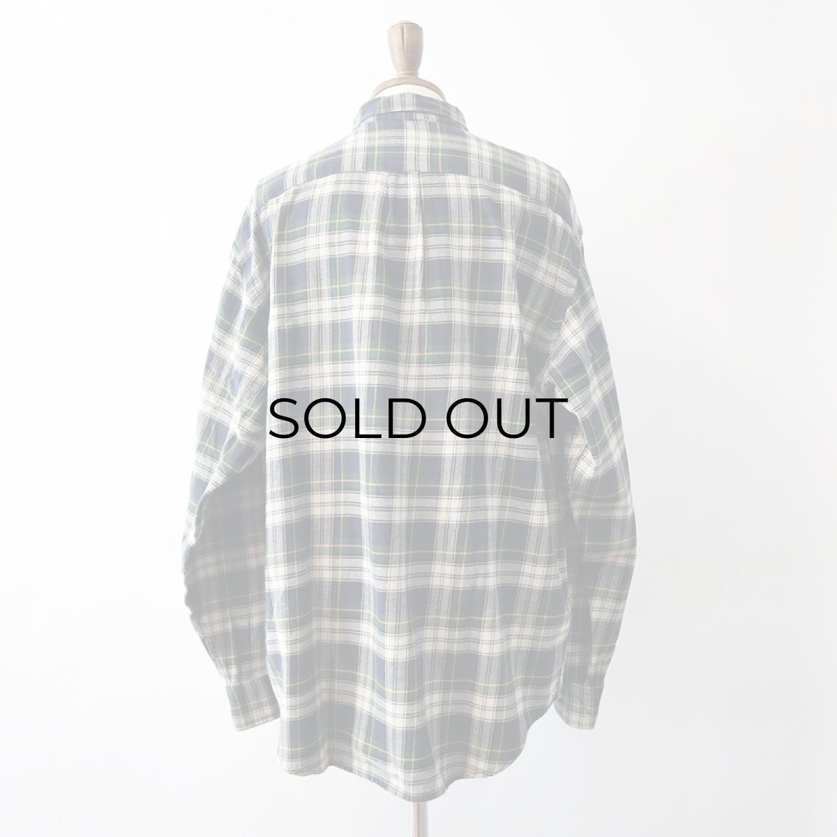 画像3: 〜00's GAP COTTON CHECK FLANNEL B/D SHIRT (3)