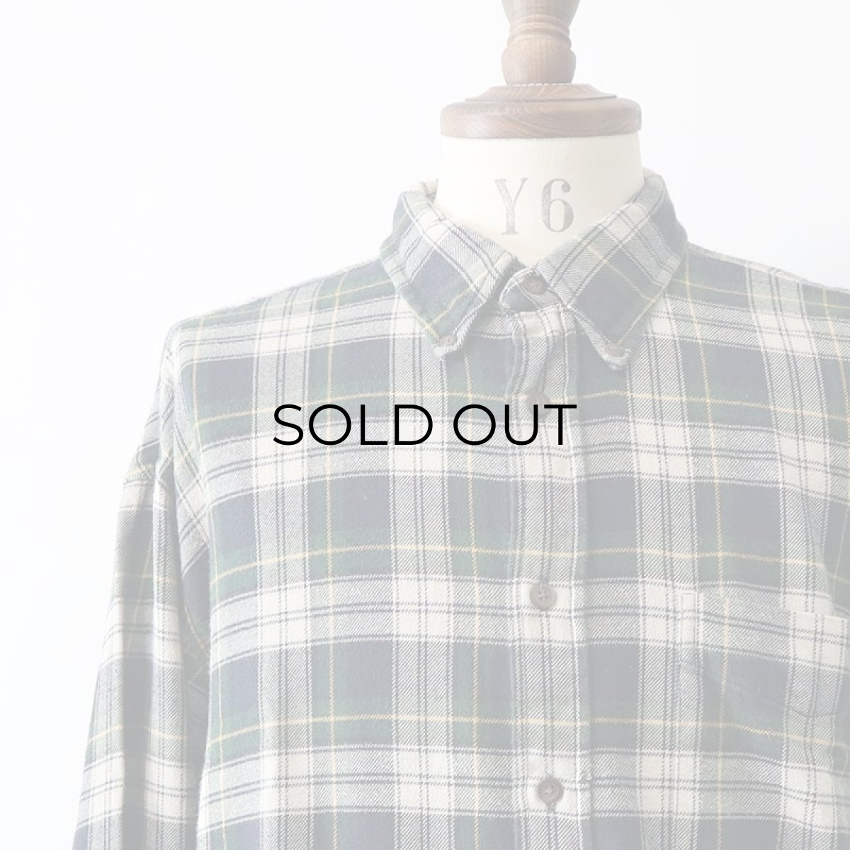 画像4: 〜00's GAP COTTON CHECK FLANNEL B/D SHIRT (4)