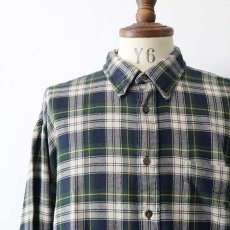 画像4: 〜00's GAP COTTON CHECK FLANNEL B/D SHIRT (4)