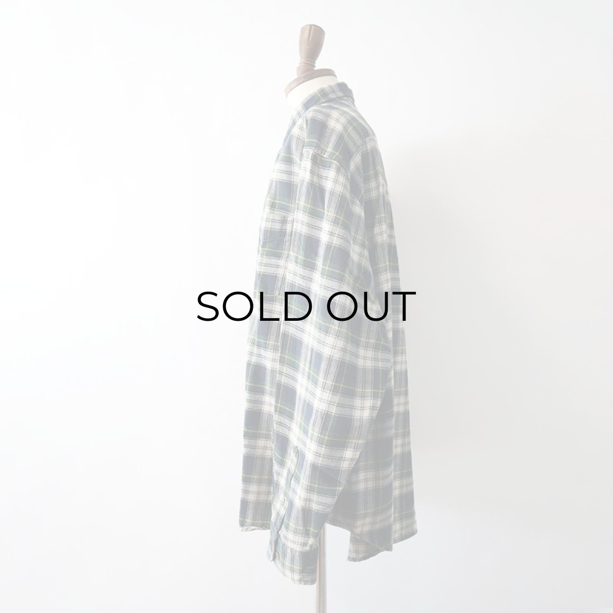 画像2: 〜00's GAP COTTON CHECK FLANNEL B/D SHIRT (2)