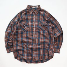 画像1: 80's Woolrich COTTON WOOL CHECK FLANNEL SHIRT (1)