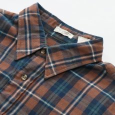 画像5: 80's Woolrich COTTON WOOL CHECK FLANNEL SHIRT (5)